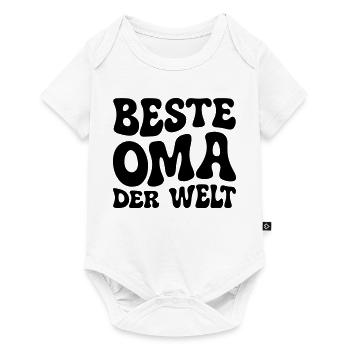 Beste Oma der Welt - Baby Premium Kurzarmbody - Weiß - Vorne