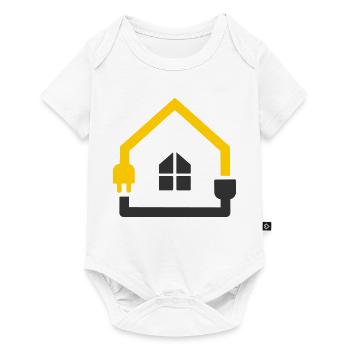 Electrician House Socket Smart Home - Baby Premium short-sleeve bodysuit - white - Front