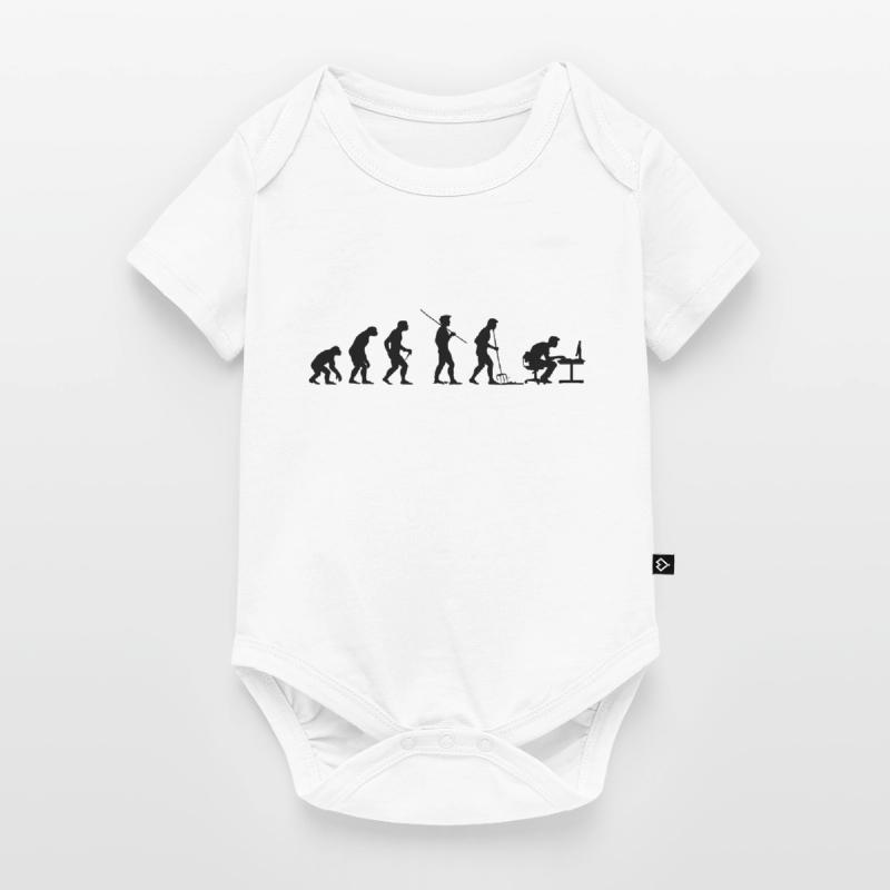 Programmierer Computerfreak Evolution Baby Premium Kurzarmbody