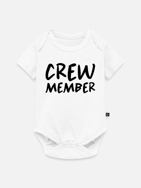 Crew - Baby Premium Kurzarmbody - Weiß