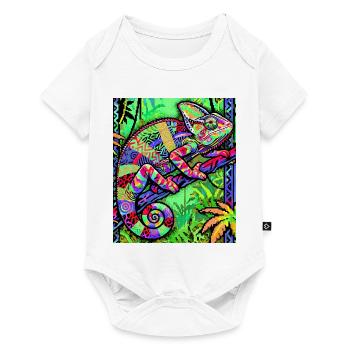 chameleon - Baby Premium short-sleeve bodysuit - white - Front
