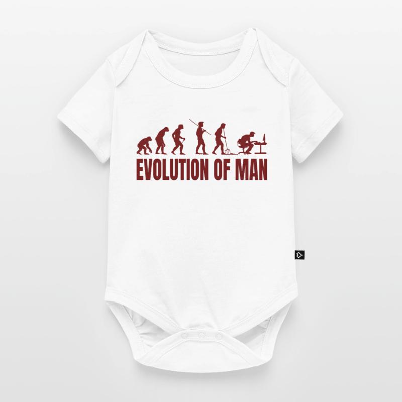 Computer PC Evolution Informatiker Programmierer Baby Premium Kurzarmbody