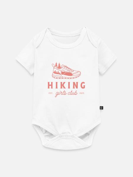 Wander-Mädchenclub-Bergausflug - Baby Premium Kurzarmbody - Weiß