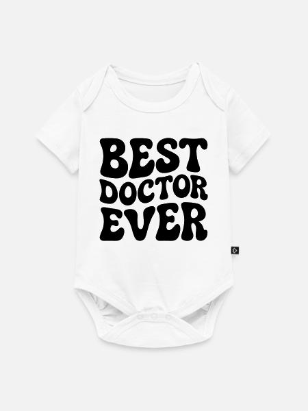 Bester Doktor aller Zeiten - Baby Premium Kurzarmbody - Weiß
