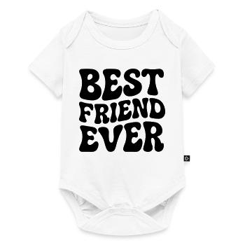 Beste Freundin aller Zeiten - Baby Premium Kurzarmbody - Weiß - Vorne