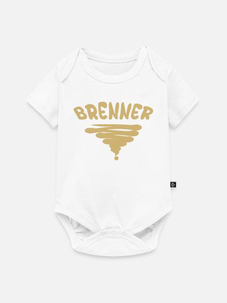 Brenner als Style - Baby Premium Kurzarmbody - Weiß