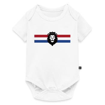 Niederlande - Pays-Bas - Pays-Bas - Lion Löwe - Body à manches courtes Premium Bébé - blanc - Devant