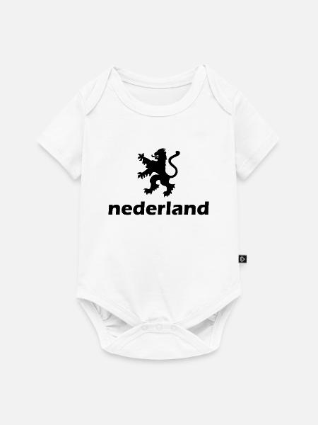 Niederlande - Nederland - Netherlands - Lion Löwe - Baby Premium Kurzarmbody - Weiß