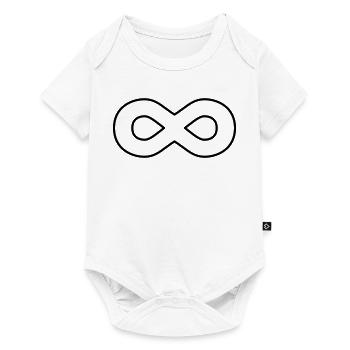Infinity Sign – Timeless Symbol Design - Baby Premium short-sleeve bodysuit - white - Front