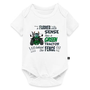 0175_A_Farmer_with_sense - Baby Premium short-sleeve bodysuit - white - Front