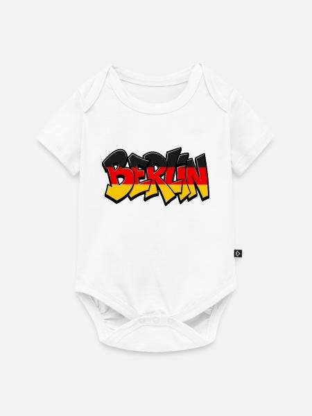 Berlin Graffiti - Baby Premium Kurzarmbody - Weiß