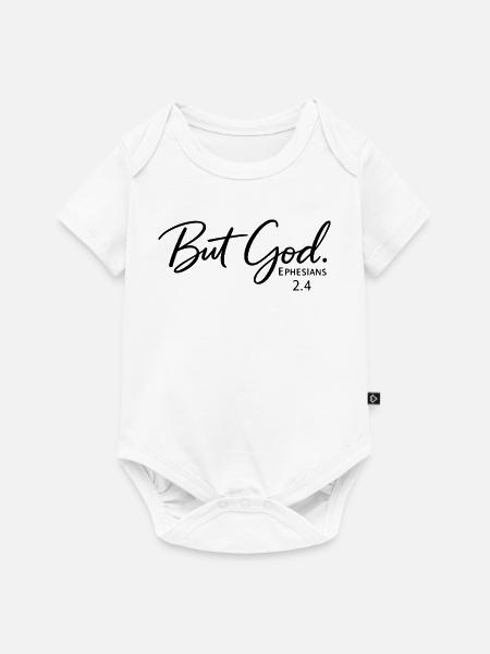 Aber Gott - Baby Premium Kurzarmbody - Weiß