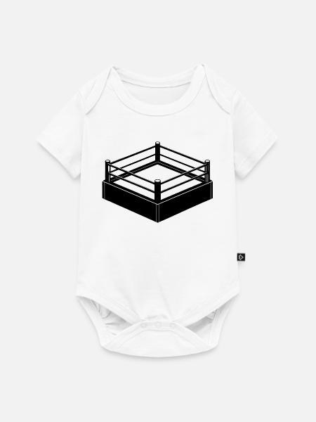 Boxring - Baby Premium Kurzarmbody - Weiß