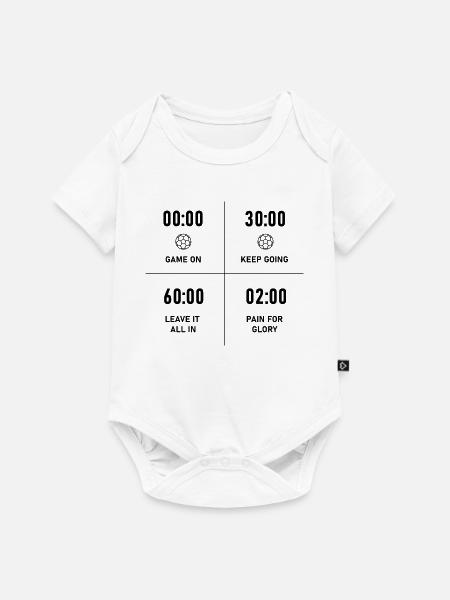 Handball | Timetable - Baby Premium Kurzarmbody - Weiß