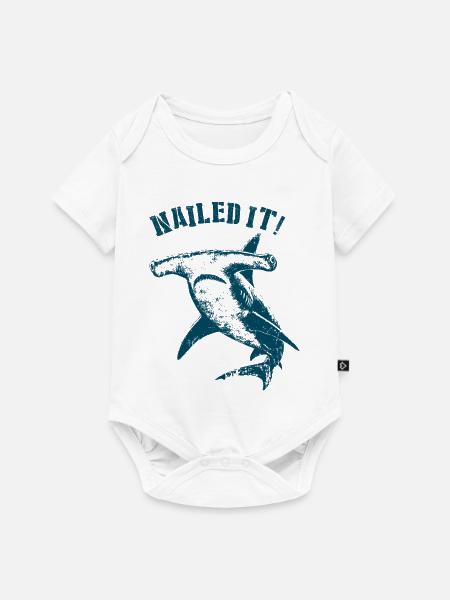 Nailed it - Hammerhead - Baby Premium Kurzarmbody - Weiß