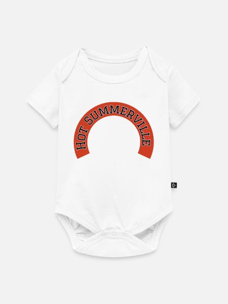 Sommerstadt-Bogen-Design - Baby Premium Kurzarmbody - Weiß