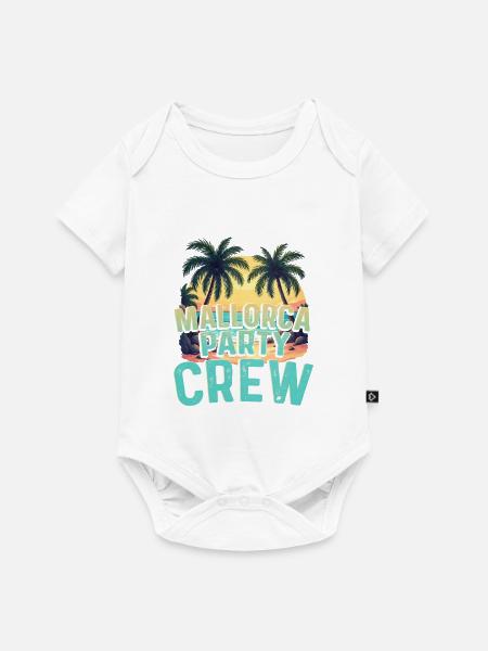 Mallorca Party Crew - Baby Premium Kurzarmbody - Weiß