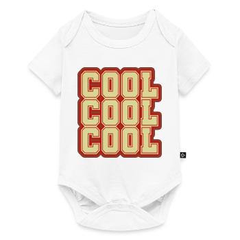 Design rétro vintage - COOL - Body à manches courtes Premium Bébé - blanc - Devant