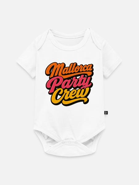Mallorca Party Crew - Baby Premium Kurzarmbody - Weiß