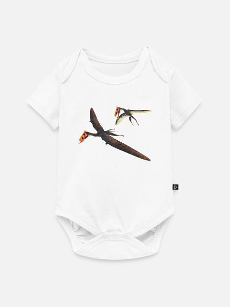 Dsungaripterus – Flugsaurier der Urzeit - Baby Premium Kurzarmbody - Weiß
