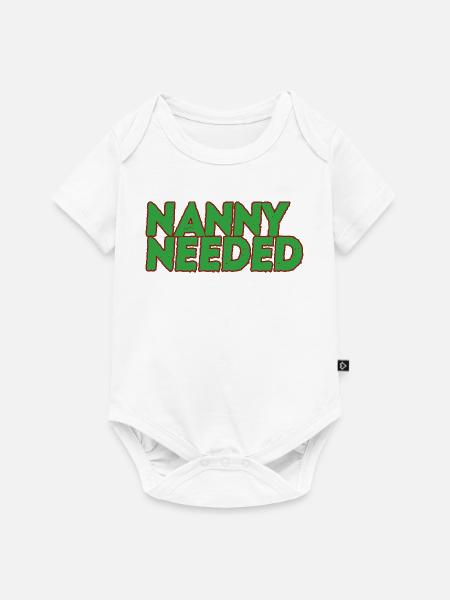 Kindermädchen  - Baby Premium Kurzarmbody - Weiß