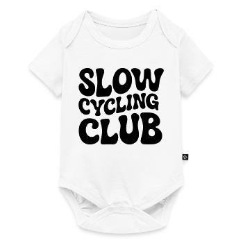 Langsamer Radsportclub - Baby Premium Kurzarmbody - Weiß - Vorne