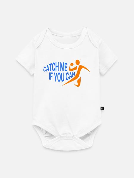 Handball | Catch me - Baby Premium Kurzarmbody - Weiß