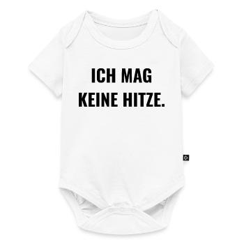 Ich mag keine Hitze. - Baby Premium Kurzarmbody - Weiß - Vorne