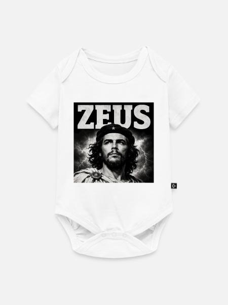 Zeus Che Schwarzweiß - Baby Premium Kurzarmbody - Weiß