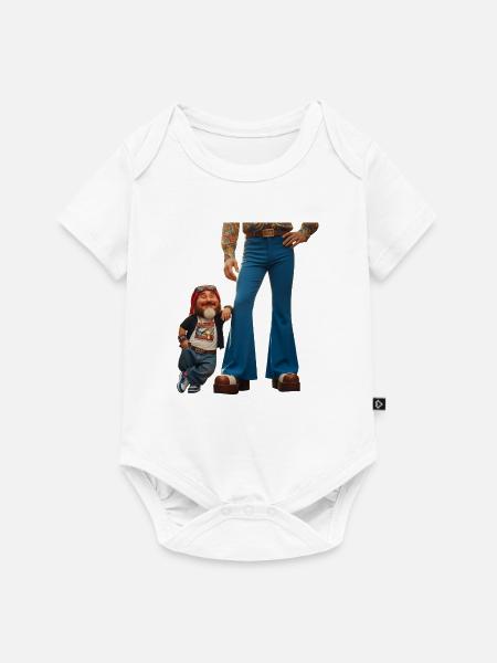 Little Hero - Baby Premium Kurzarmbody - Weiß