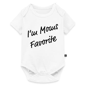 I'm Mom's Favorite Funny T-Shirt - Baby Premium short-sleeve bodysuit - white - Front