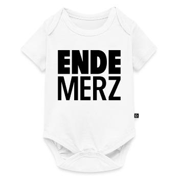 Ende Merz - Baby Premium Kurzarmbody - Weiß - Vorne