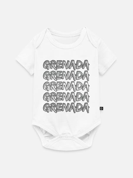 Tauchen Grenada - Baby Premium Kurzarmbody - Weiß
