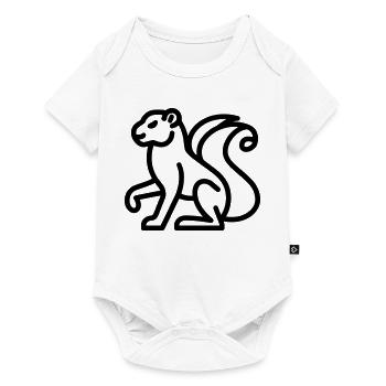 chimere - Body à manches courtes Premium Bébé - blanc - Devant