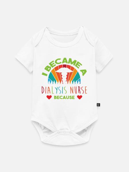 Dialyse Krankenschwester - Baby Premium Kurzarmbody - Weiß