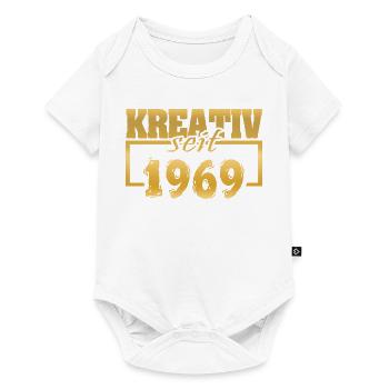 1969 - Baby Premium Kurzarmbody - Weiß - Vorne
