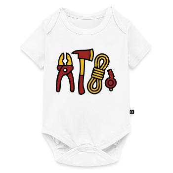 Fire Brigade Tool Graphics - Baby Premium short-sleeve bodysuit - white - Front