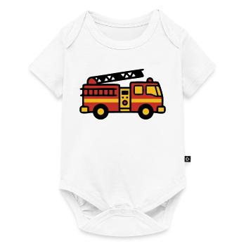 Fire Truck Fire Truck Icon - Baby Premium short-sleeve bodysuit - white - Front