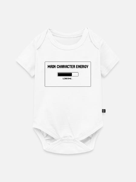 Main Character Loading Shirt – Meme - Baby Premium Kurzarmbody - Weiß