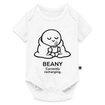 Beany – En recharge actuelle | Ambiance Café Douillette - Body à manches courtes Premium Bébé - blanc - Devant