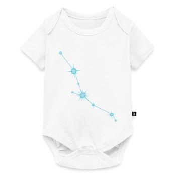 Taurus Star Constellation Zodiac Sign Pastel Blue - Baby Premium short-sleeve bodysuit - white - Front