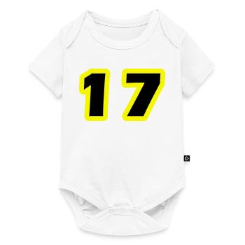 17 Number Symbol - Baby Premium short-sleeve bodysuit - white - Front