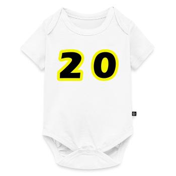 20 Number Symbol - Baby Premium short-sleeve bodysuit - white - Front