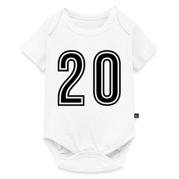 20 Number Symbol - Baby Premium short-sleeve bodysuit - white - Front