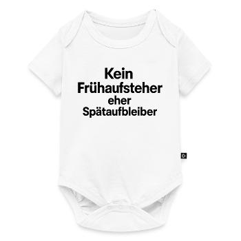 Kein Heilaufsteller Spät Helden - Baby Premium Kurzarmbody - Weiß - Vorne