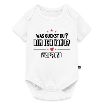 Nicht angucken Kino Anglotzen Baby Säugling - Baby Premium Kurzarmbody - Weiß - Vorne