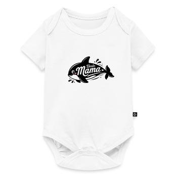 Beste Mama Fischdesign - Baby Premium Kurzarmbody - Weiß - Vorne