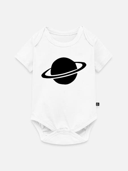 Weltraum Geschenk - Baby Premium Kurzarmbody - Weiß