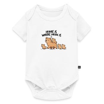 Home Is Where Mom Is – Bear Family - Baby Premium short-sleeve bodysuit - white - Front