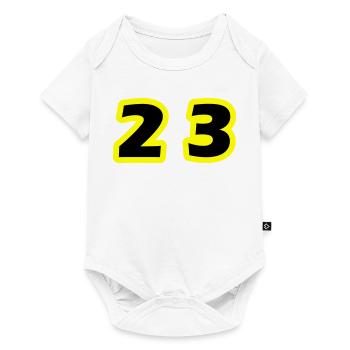 23 Number symbol - Baby Premium short-sleeve bodysuit - white - Front